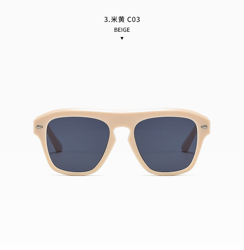 Venta al por mayor PC Rice Nail Gafas de sol para hombres y mujeres